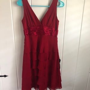 Beautiful red cocktail dress